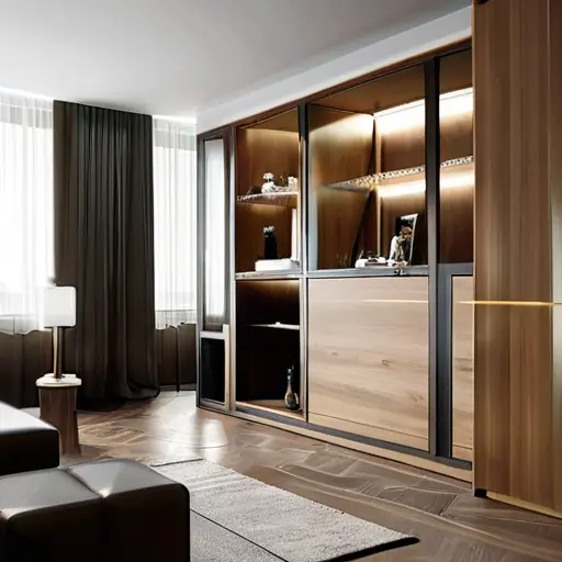 Изготовление комплектов мебели и интерьерных элементов в единой древесной и цветовой гамме